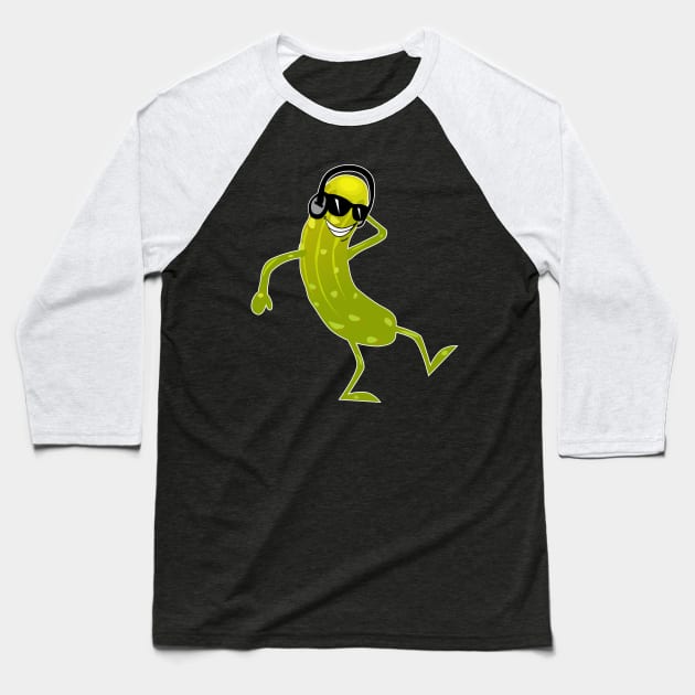 Pickle Rock Baseball T-Shirt by Slap Cat Designs